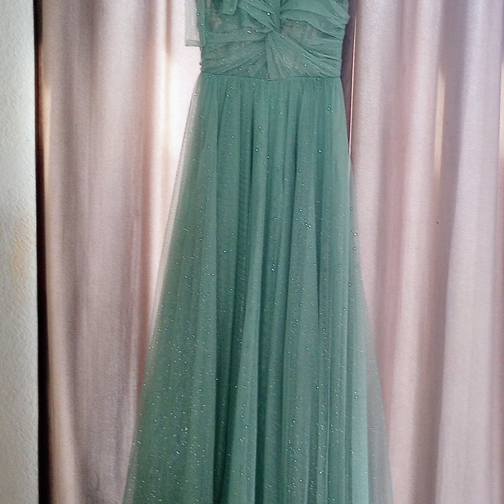 City Studio Green Maxi Dress